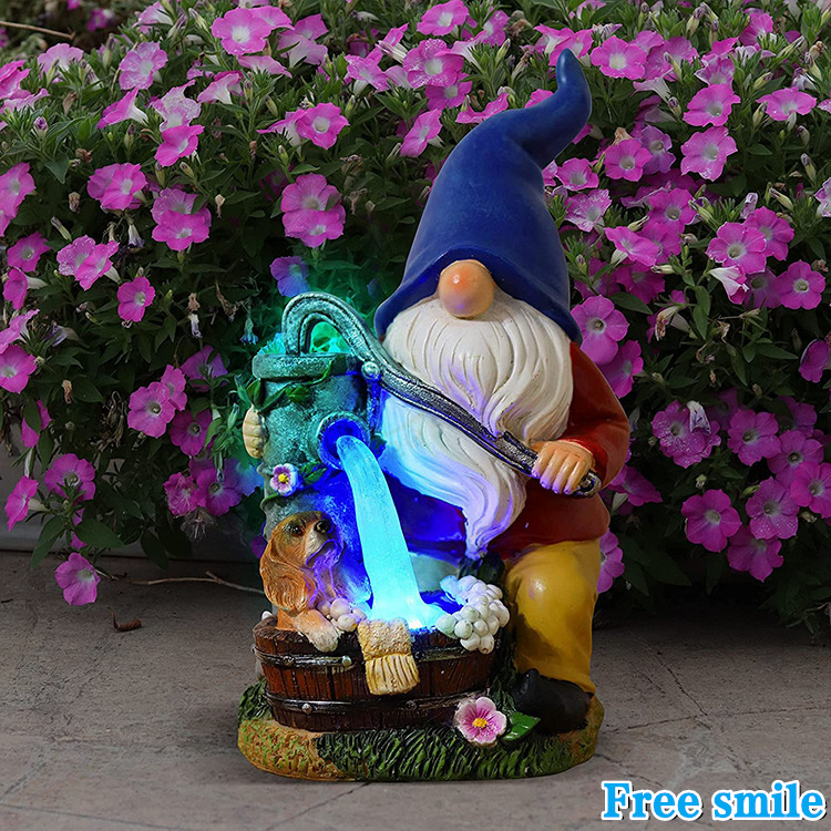 ガーデニングオブジェ ソーラーライト ガーデンオーナメント 大地の妖精　長い顎鬚 ソーラー充電式 置物 防水 芝生 玄関先 庭 ガーデン ベランダ |  | 14