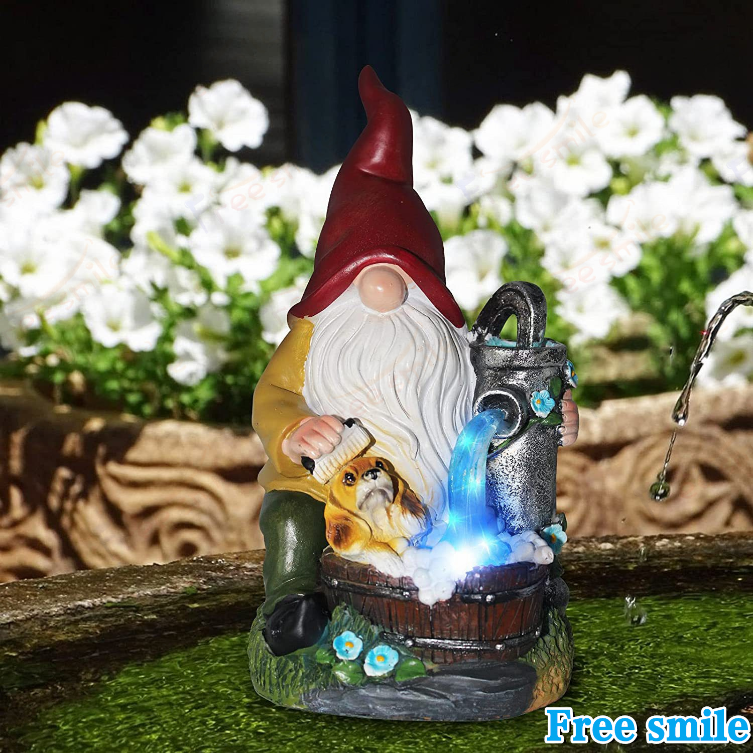 ガーデニングオブジェ ソーラーライト ガーデンオーナメント 大地の妖精　長い顎鬚 ソーラー充電式 置物 防水 芝生 玄関先 庭 ガーデン ベランダ |  | 15