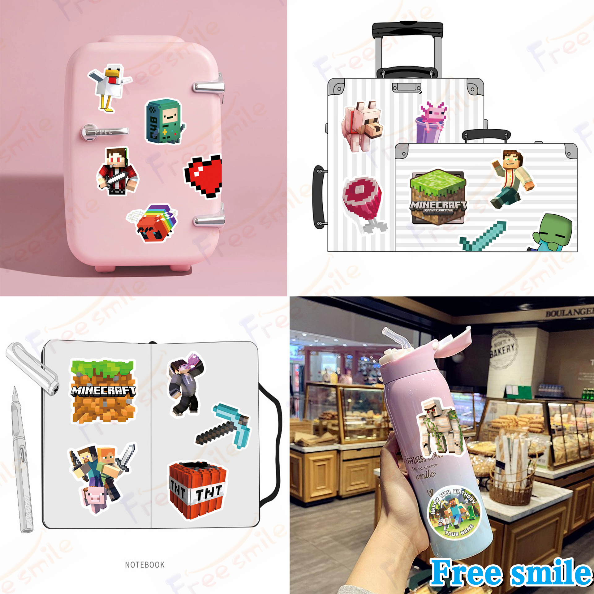 マインクラフト 50枚 シール ペーパー手帳 ...の詳細画像4