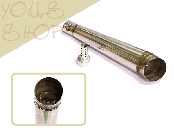 新品 GPタイプ マフラー ステンレス テーパー サイレンサー メガホン