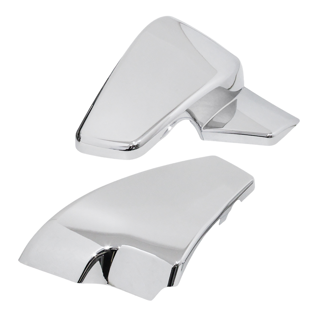 スティード400メッキ角ばったサイドカバー左右NC26チョッパー