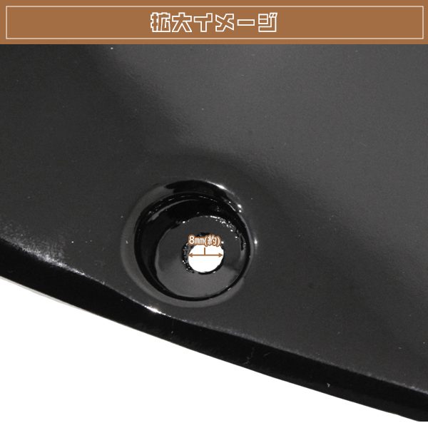 新品 KLX250 Dトラッカー 2001〜2007年 カーボン調/ブラック サイド