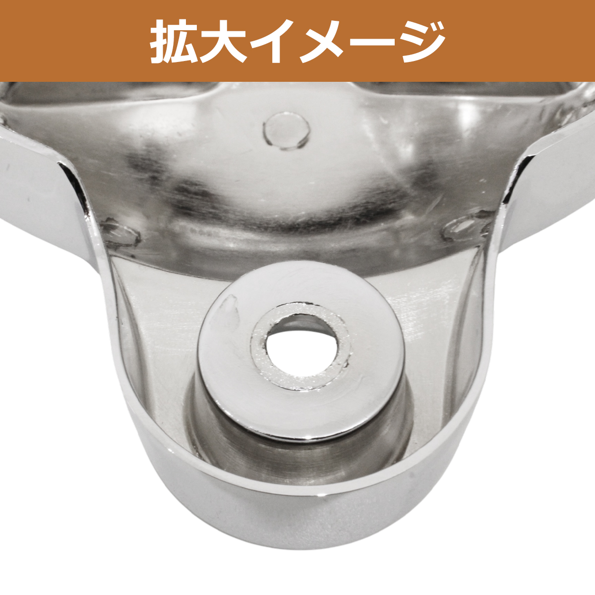 新品 未使用 ハーレーダビッドソン ホーンカバー スカル 骸骨 メッキ 銀 ビッグツイン 92-10 ホーン カバー カスタム ハーレー_2