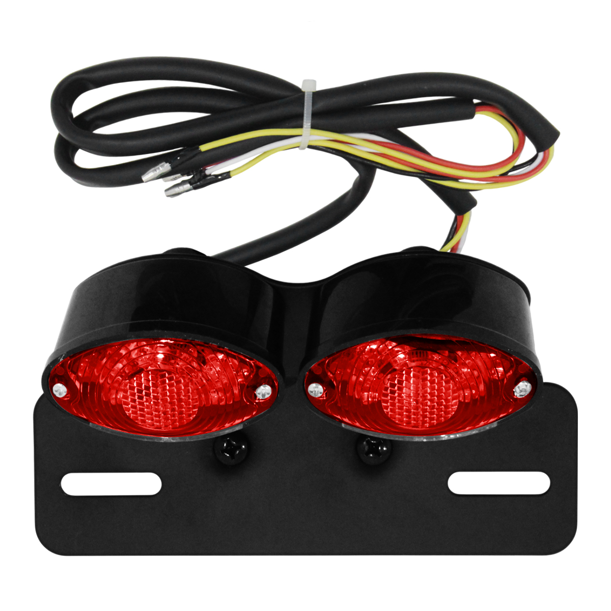 ズーマー スティード ウィンカー内蔵 レッド LED テールランプ ツイン