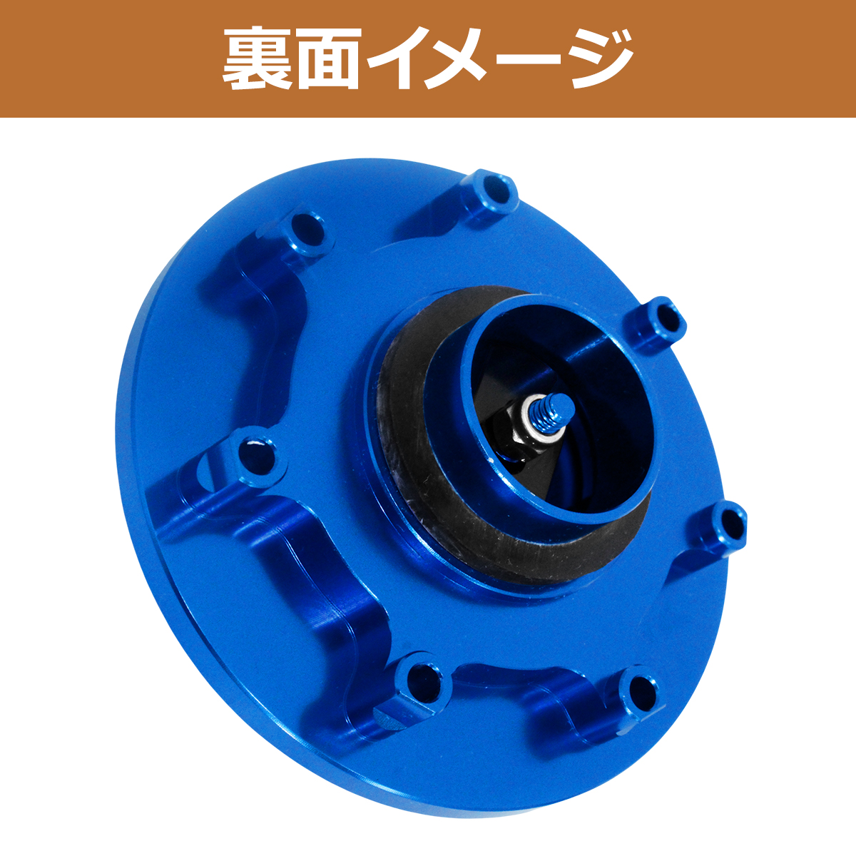 CNC アルミ タンクキャップ 7穴 ブルー 青 GPZ900R バリオス ZRX400