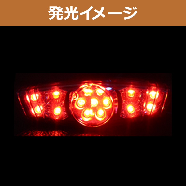 ライトマウント 写真確認用 LED ルーカス テール ランプ W800 W650 W400 エストレア Dトラッカー