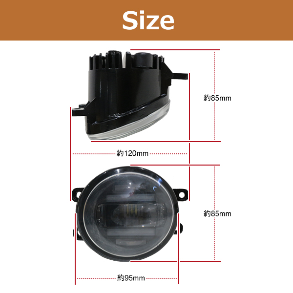 純正交換用 デイライト付き LED フォグランプ ☆ レクサス IS-F ISF IS