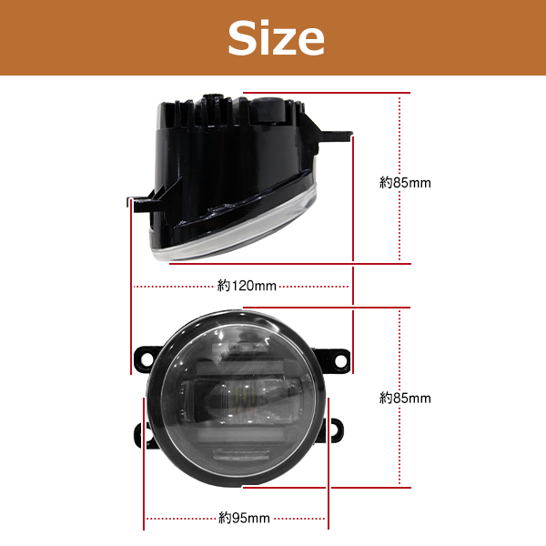 純正交換用 デイライト付き LED フォグランプ ☆ レクサス CT200H