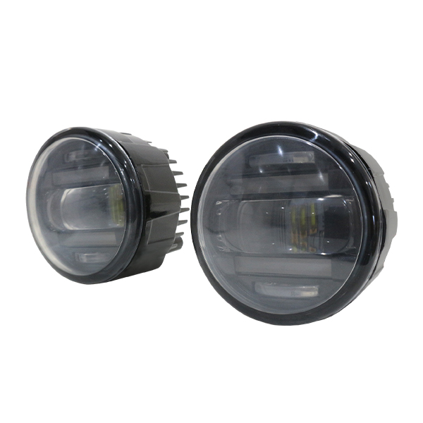 純正交換用 デイライト付き LED フォグランプ ☆ ティーダ C11 レッド