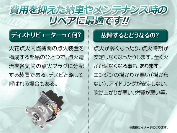 ステップワゴン RF1 RF2 デスビ デストリビューター ディストリビューター 点火 エンジンに不調を感じたら : y0000088220 :  ユーズショッピングネット - 通販 - Yahoo!ショッピング