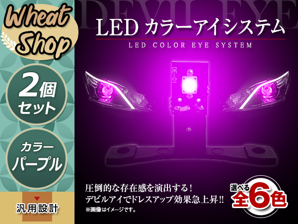 LEDカラーアイシステム キセノンプロジェクター用 ヘッドライト加工