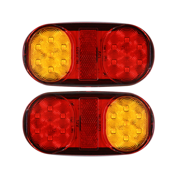 LEDテールランプ テールライト 小型 汎用 12V専用 反射板付 ボート用