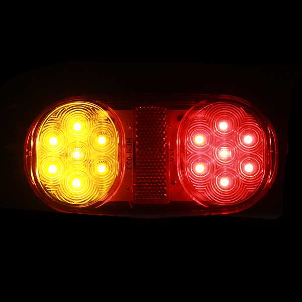 LEDテールランプ テールライト 小型 汎用 12V専用 反射板付 ボート用
