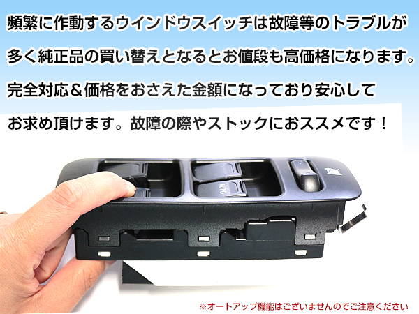 スズキ ワゴンRソリオ MA34S/MA64S パワーウィンドウスイッチ 14ピン