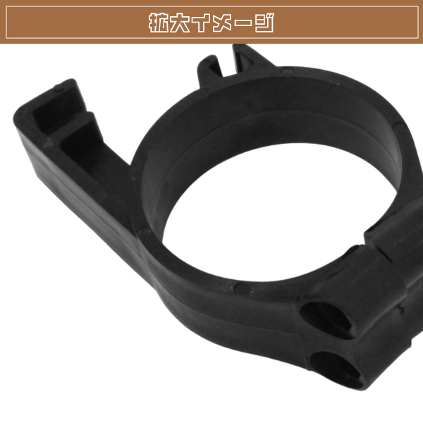 フロント フォークガード ガイド KLX250 KDX200 Dトラッカー 250SB 黒