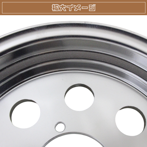 モンキー ゴリラ エイプ 10インチ 2.5J ワイド アルミ フラット Z50J