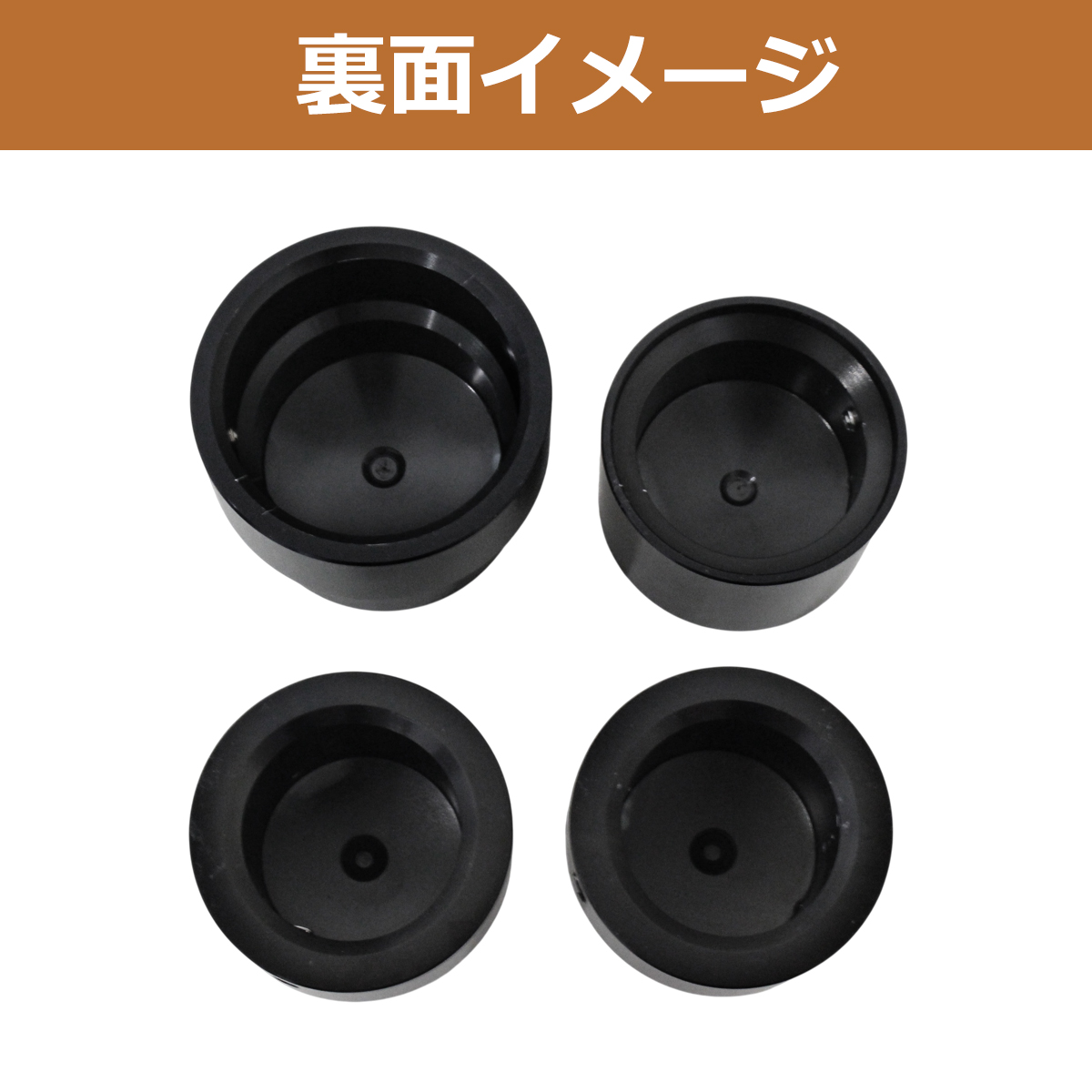 ハーレー アクスル ナット カバー 左右セット ブラック 黒 スポーツ
