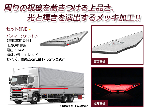 K*！様 三菱ふそう型バス行灯 三菱 ふそう アンドン 行燈 ウイング 24V 大型 バスマーク バス