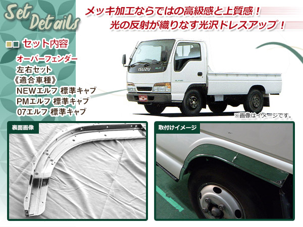 イスズ　エルフ　左右メッキフェンダー imgrc0094833197.jpg