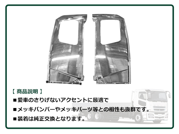 大型商品 三菱ふそう 17スーパーグレート NEW スーパー グレート 標準 ルーフ メッキ 寝台 パネル H8.6〜新型