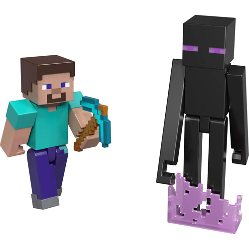 マインクラフト　ベーシック　フィギュア　透明化したエンダーマン　イカ　２体セット マインクラフト ベーシック フィギュア 透明化したエンダーマン