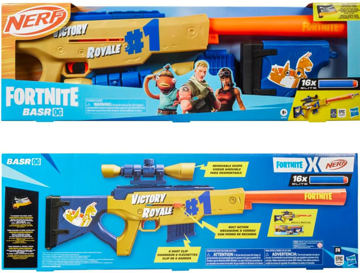 ナーフ フォートナイト FORTNITE BASR OG ブラスター エリートダーツ16