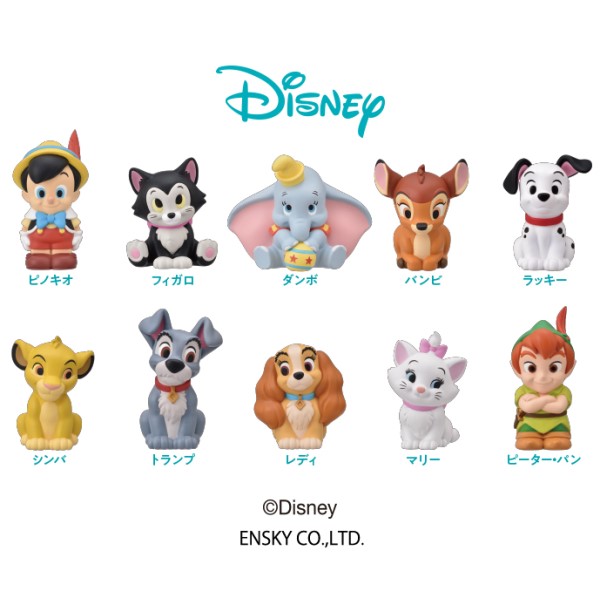 エンスカイ ディズニークラシック ソフビパペットマスコット 指