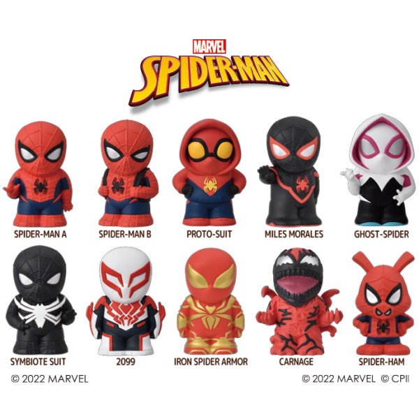 エンスカイ スパイダーマン ソフビパペットマスコット 指人形