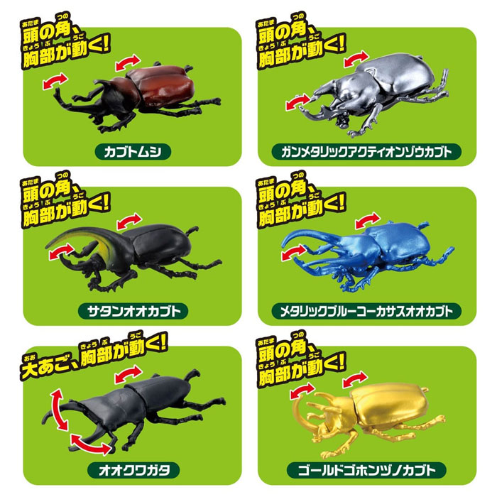 1BOX=12個セット] アニアのたまご 昆虫コレクションの説明 - 通販