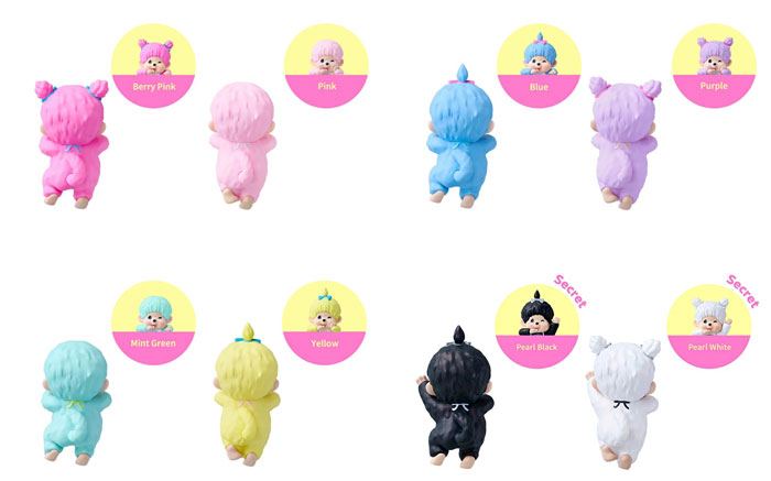 12個セット=1BOX] HIPPERS Monchhichi COLORS:Wink Series ヒッパーズ