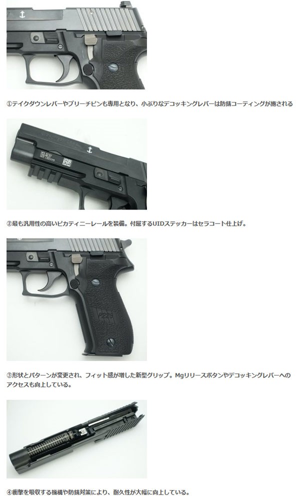 タナカ 発火モデルガン SIG P226 Mk25 EVO2 エボリューション2