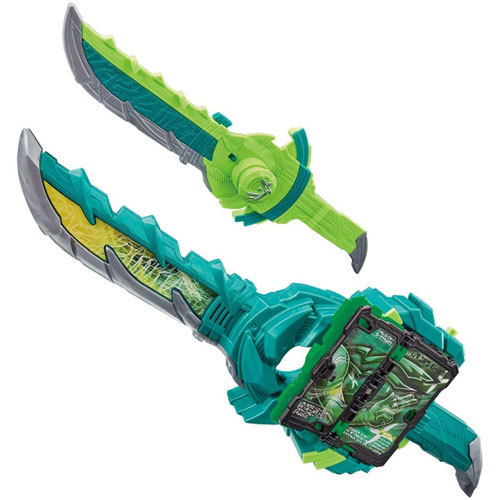仮面ライダーセイバー 変身聖剣 DX風双剣翠風 猿飛忍者伝ワンダー
