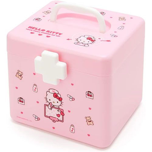 Hello Kitty 激レア　2000年製ハローキティ救急箱 ピンク薔薇柄 2025年最新】キティ救急箱の人気アイテム - メルカリ
