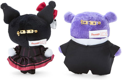 サンリオ クロミ&バク ぬいぐるみ マスコットブローチセット