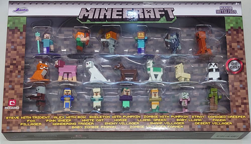 Minecraft 20体　ナノメタル　フィギュアセット Amazon.com: Jada Toys Minecraft 1.65
