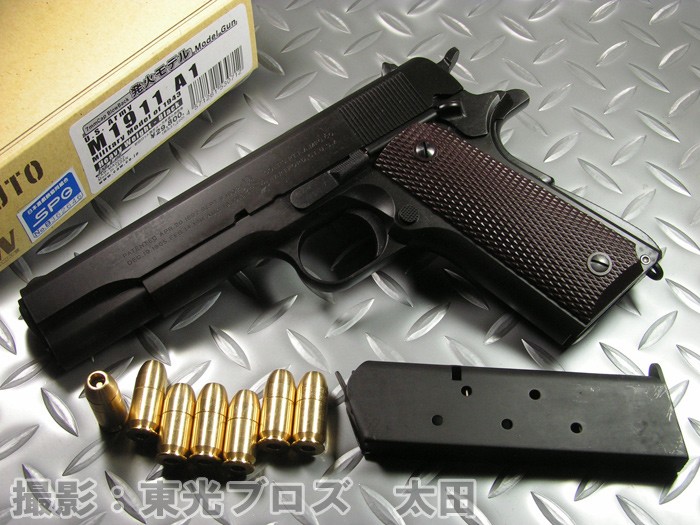 送料無料！ CAW 発火モデルガン Colt .45Auto M1911A1 HW-Black