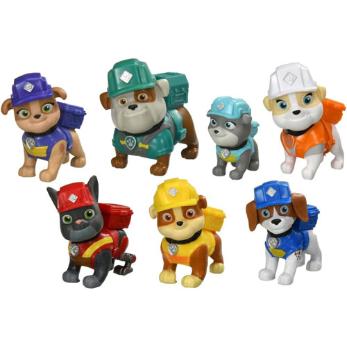 パウ・パトロール ラブル＆クルー フィギュアギフトパック フィギュア7
