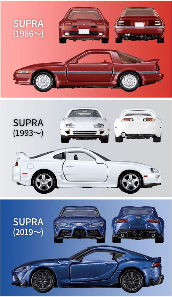 TOMICA LIMITED VINTAGE トヨタスープラ6個セット（訳あり） トミカリミテッドヴィンテージネオ 太陽にほえろ！ VOL.03 トヨタ