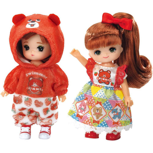リカちゃん ドール SWIMMERだいすきミキちゃんマキちゃん 2体セット