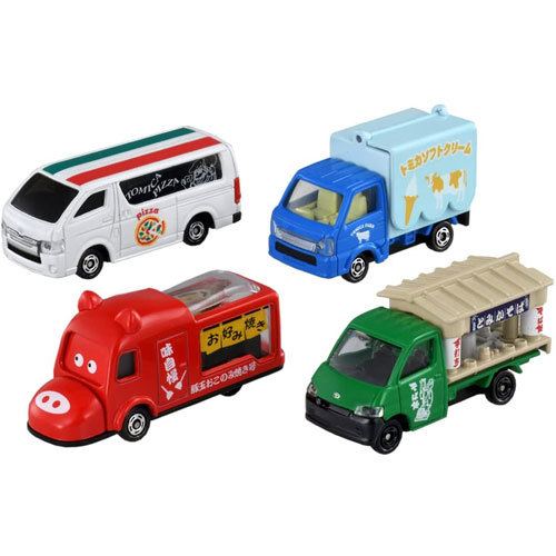 トミカギフト わくわく!トミカのたべもの屋さんセット 4904810176510の