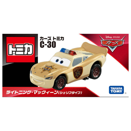 カーズ トミカ C-30 ライトニング・マックィーンシェリフタイプ