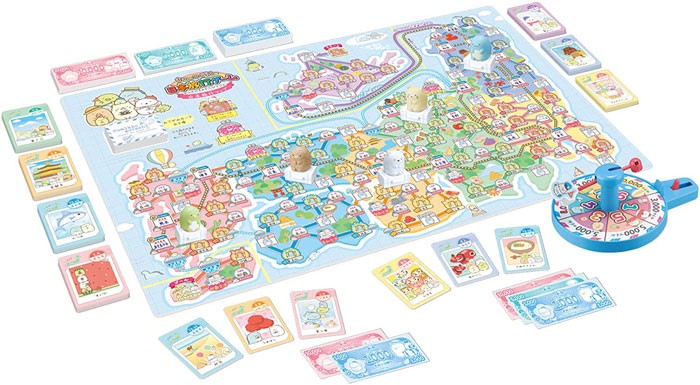 ボードゲーム すみっコぐらし 日本旅行ゲーム おへやのすみでたびき