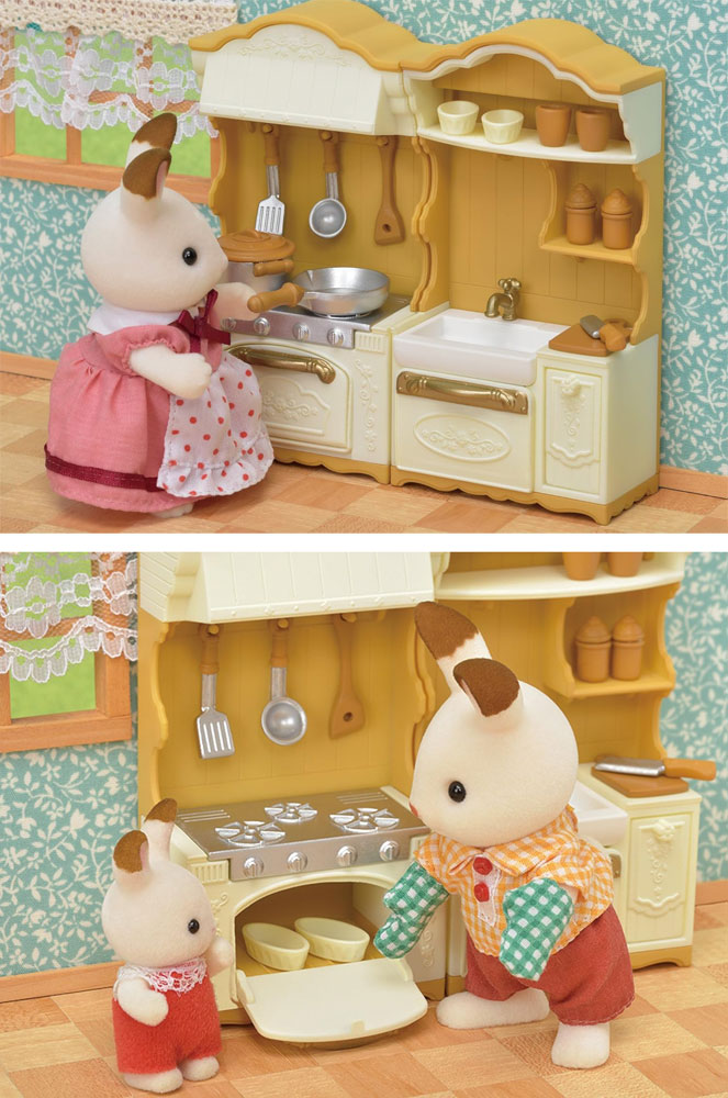 シルバニアファミリー 家具 キッチンコンロ・シンクセット カ-420