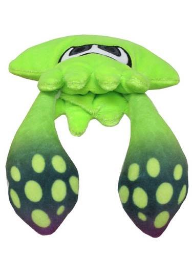 スプラトゥーン ぬいぐるみ SP05 インクリング イカ ライムグリーン S