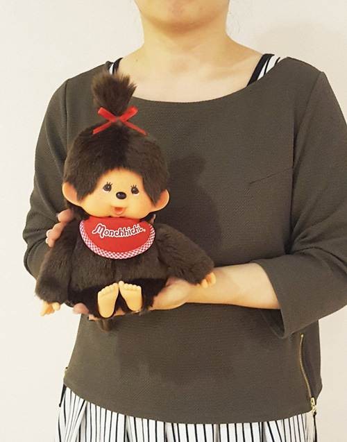 モンチッチ ぬいぐるみ プレミアムスタンダード ブラウン 女の子 M
