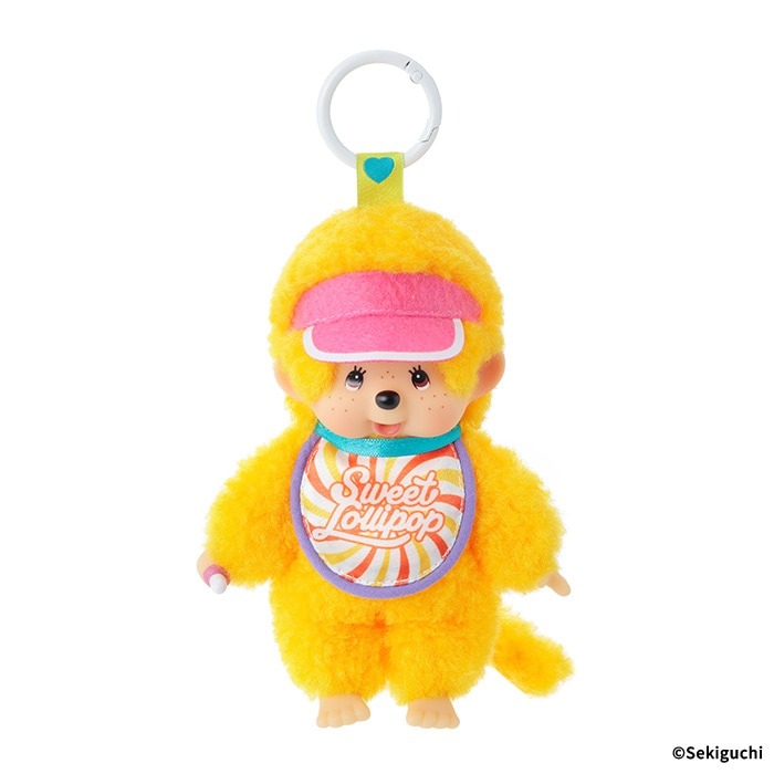 モンチッチ ぬいぐるみ スウィートロリポップ キーチェーン オレンジ