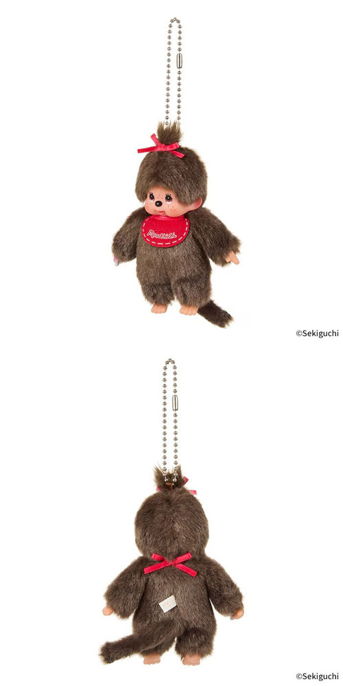 モンチッチ ぬいぐるみ キーチェーン ミニサイズ 女の子 : ユウセイ堂2