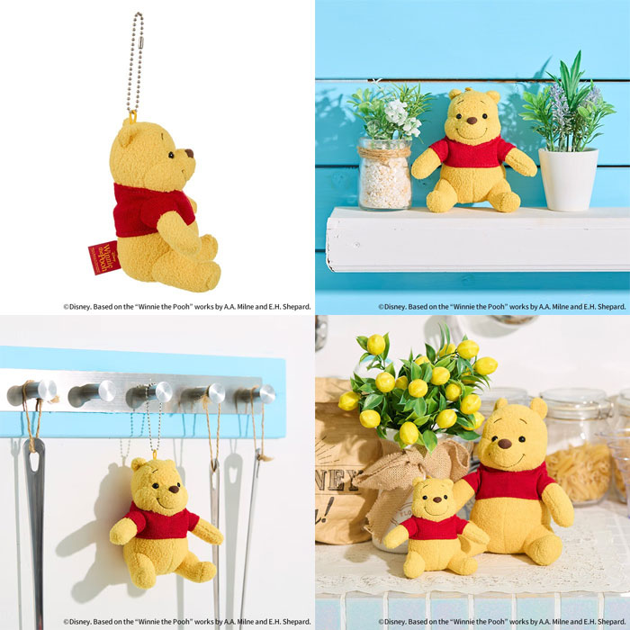 ディズニー ぬいぐるみ Winnie the Pooh プーさんマスコットキー