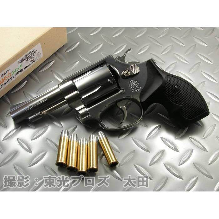 送料無料！ マルシン工業 6mmBBガスガン S&W M60 3インチ シルバーABS