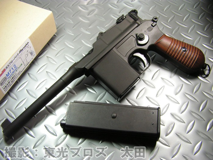 マルシン モーゼルM712 8mmBBブローバック ガスガン マック堺の